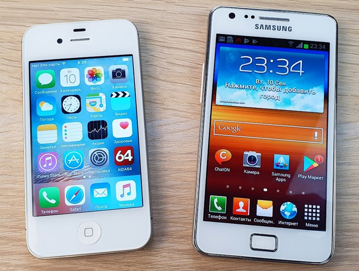 Galaxy S2 / iPhone 4 ( )