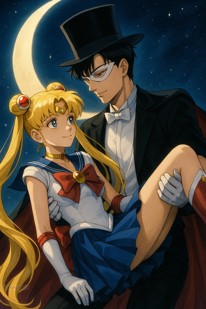      Sailor Moon, Tuxedo Mask, Anime Art, , ,  ,  