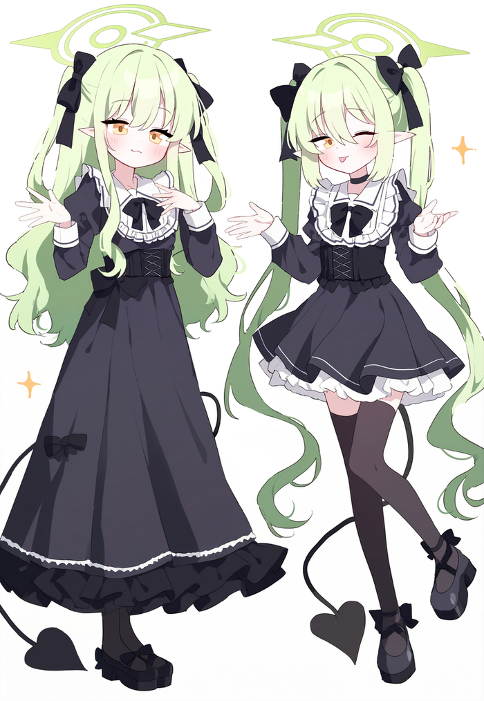  , Anime Art, Blue Archive, Tachibana Hikari, Tachibana Nozomi, Loli, , 
