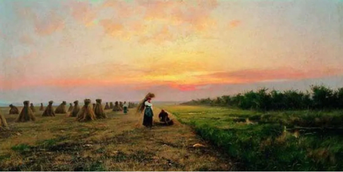 И. Е. Крачковский "Вечерняя жатва"