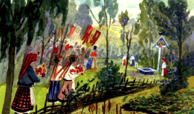 Ю. Павлович «Маковей. Крестный ход к колодцу»
