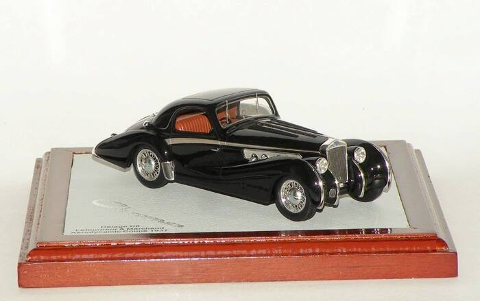 1/43 CHROMES BY ILARIO 1937 DELAGE D8 AERODYNAMIC COUPE BY LETOURNEUR & MARCHAND   , , ,  , 