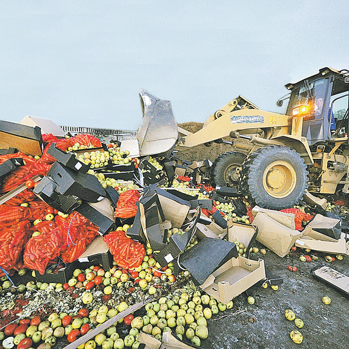 Уничтожение продуктов питания