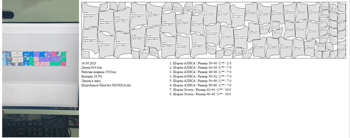 Нужно распечатать на плоттерную бумагу. Положить ее на ткань. Вырезать по разметке. 