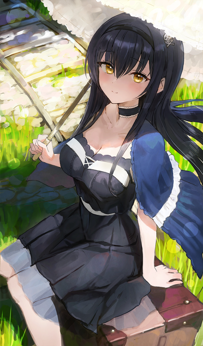 Kamome Anime Art, , Summer Pockets, Kamome Kushima, Pixiv