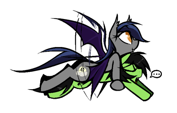  My Little Pony, Original Character, Filly Anon, Batpony