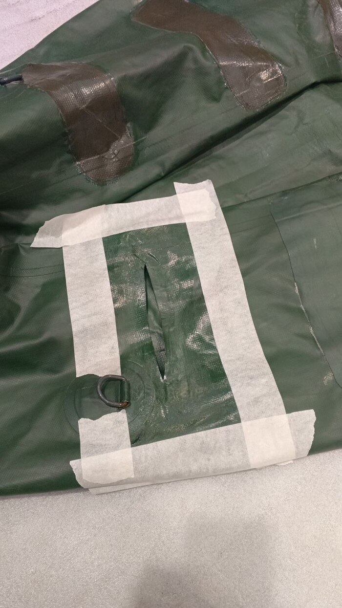 вот такой 3,14здорез под каждой большой заплатой