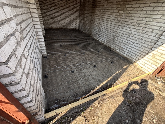 Все готово, ждем бетон.