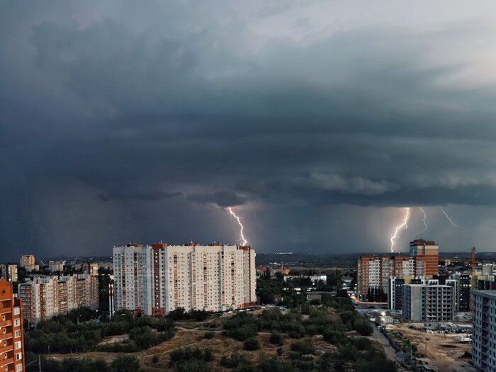 Гроза в Волгограде