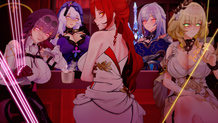      ? , Anime Art, Kafka (Honkai: Star Rail), Black Swan (Honkai: Star Rail), Jingliu (Honkai: Star Rail), Himeko (Honkai: Star Rail), Aglaea (Honkai: Star Rail), Honkai: Star Rail