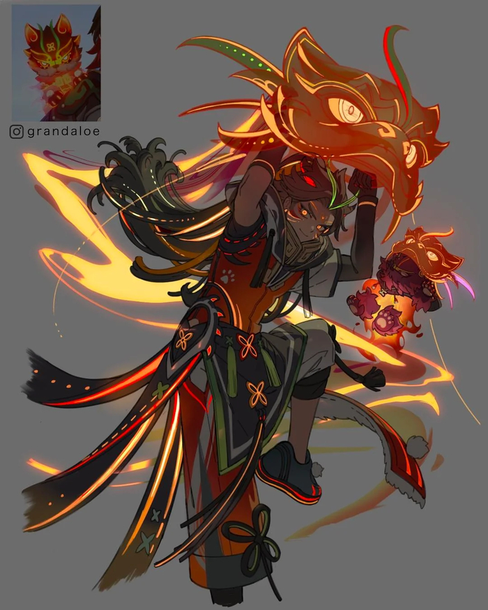     Grandaloe , Anime Art, Genshin Impact, ,   ,  , Gaming (Genshin Impact), Dori (Genshin Impact), 