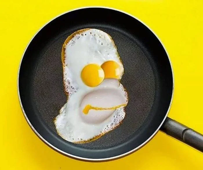 Ответ Cepewa в «Глазунья» - Кулинария, Яйца, Мужская кулинария, Яичница, Фотография, Еда, Подача блюд, Ответ на пост, Волна постов