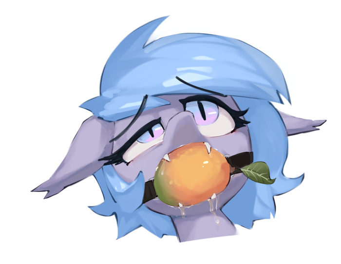  My Little Pony, Ponyart, MLP Edge, Lucky Roll, Batpony, Original Character
