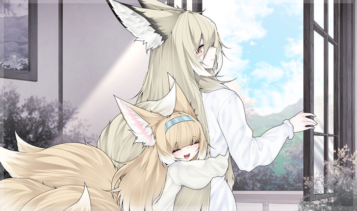    Samip, , , Anime Art, Arknights, Vulpisfoglia (Arknights), Suzuran, Animal Ears, ,  , Penance,   