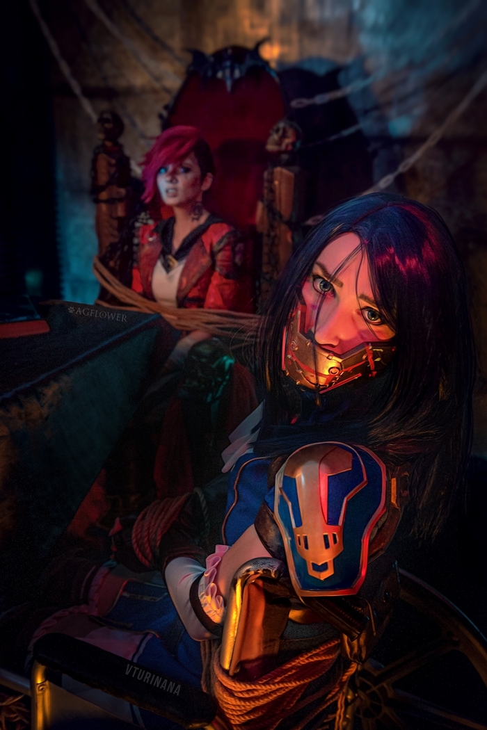    -  ... , , , , League of Legends, Arcane, Agflower, , Jinx, VI, Caitlyn (LoL),   