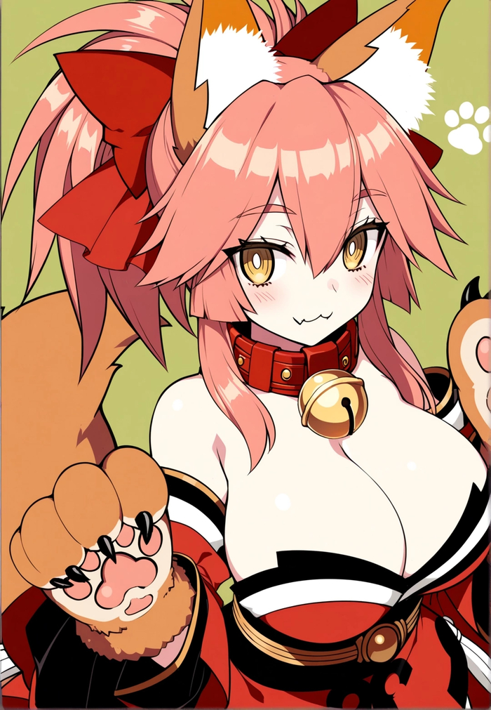 Tamamo the Cat , Anime Art, Animal Ears,  , Tamamo no Mae, Tamamo the Cat, Fate Grand Order, 