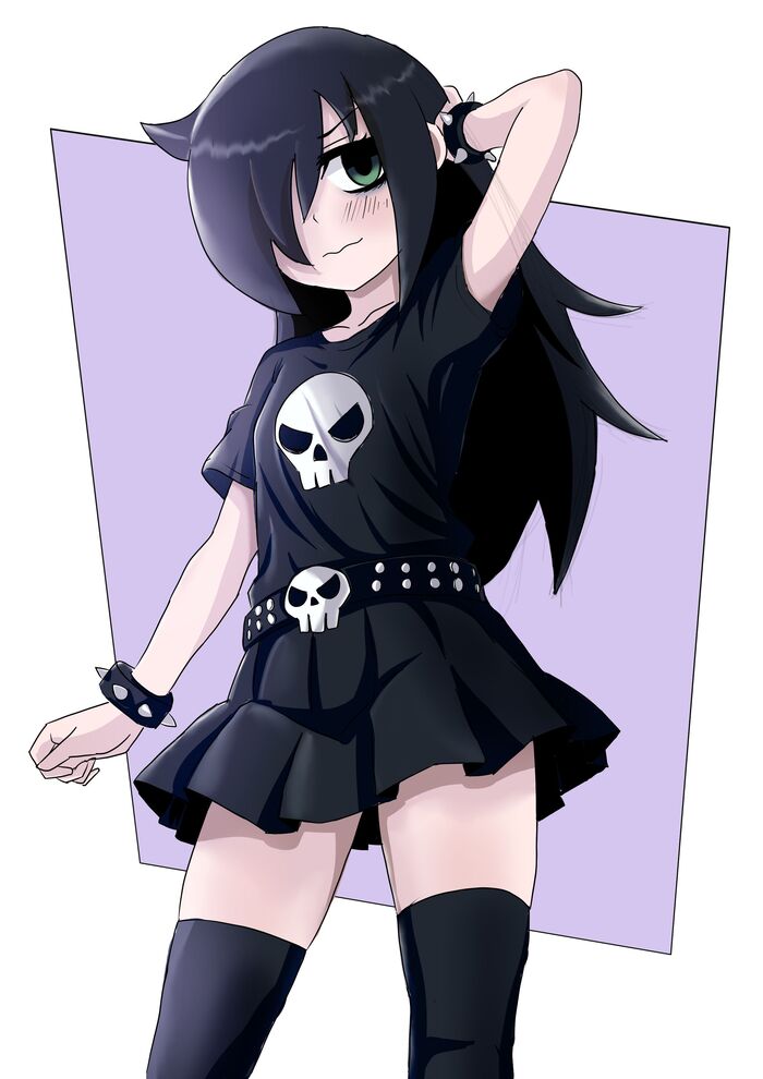 Tomoko Anime Art, , Watamote, Tomoko kuroki, Pixiv