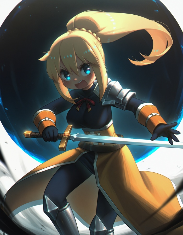  ...   ,  , , Anime Art, Stable Diffusion, Darkness, Konosuba, 