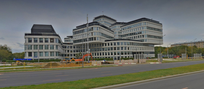 Офисное здание "Новатэка" на месте бывшей гостиницы "Спорт", 2024.