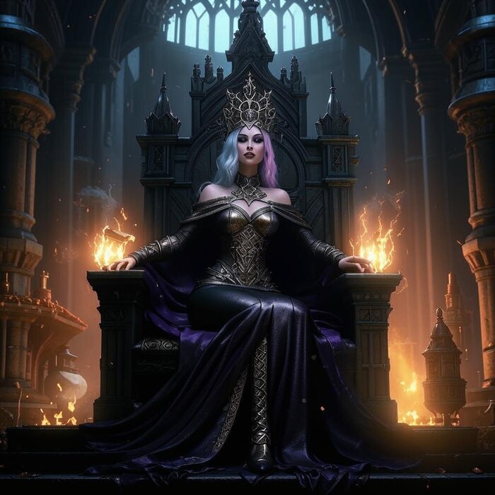 Королева Амара глазами Kandinsky by Sber AI