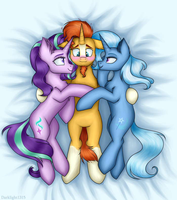   My Little Pony, Ponyart, Starlight Glimmer, Trixie, Sunburst