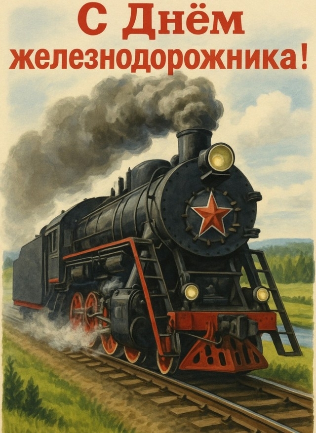 С Днём железнодорожника !