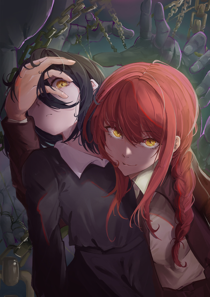 , Anime Art, Chainsaw Man, Nayuta (Chainsaw Man), Makima