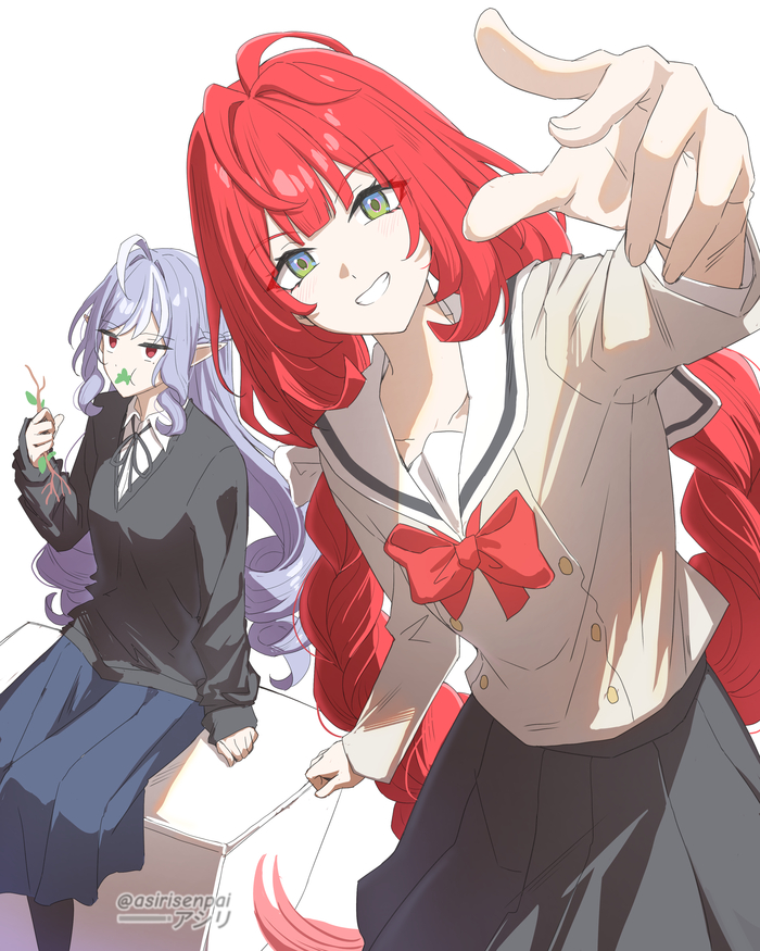  , Anime Art, Bocchi the Rock!, Zenless Zone Zero, Vivian (zzz), Ukinami Yuzuha, Asiri senpai