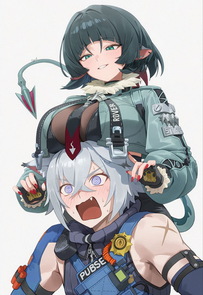   , Anime Art, Animal Ears, Zenless Zone Zero, Seth (zzz), Jane Doe (zzz)