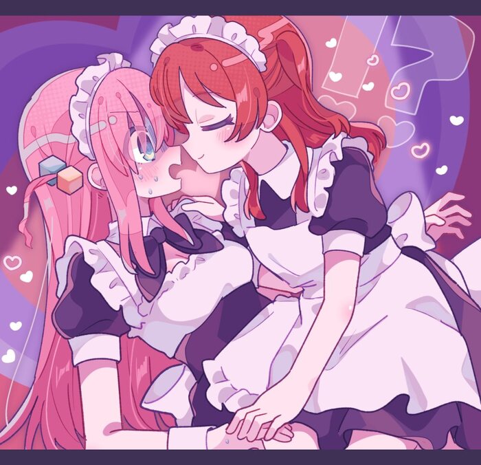      , Anime Art, Bocchi the Rock!, Gotou Hitori, Kita Ikuyo, 