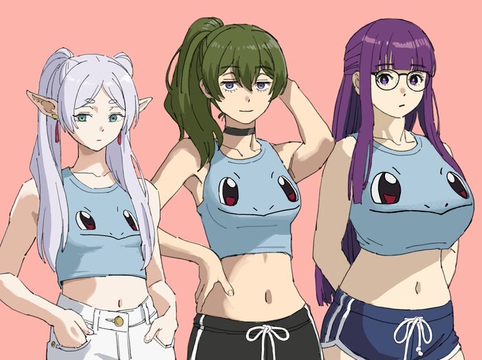     , Anime Art, Frieren, Ubel (Sousou no Frieren), Fern, Sousou no Frieren, , , 
