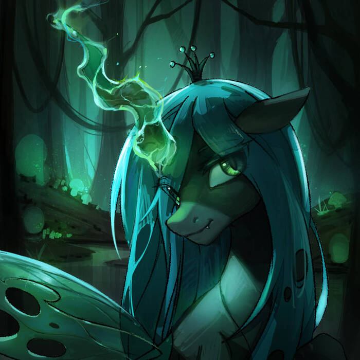 -. E  My Little Pony, Queen Chrysalis