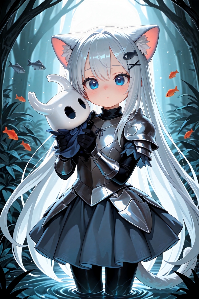  Anime Art, Stable Diffusion, ,  ,  , Loli, , Hollow Knight