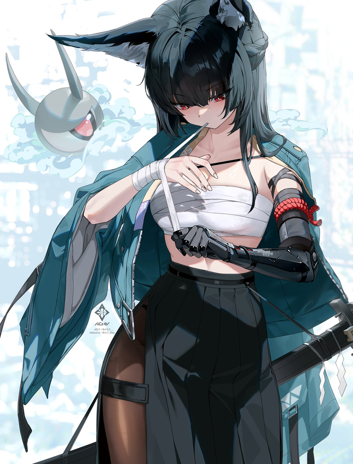  Zenless Zone Zero, Hoshimi Miyabi (zzz), , , , , Anime Art, Animal Ears