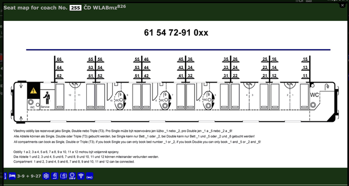 Комбо-Вагоны люкс с душем вмещают максимально 36 человек