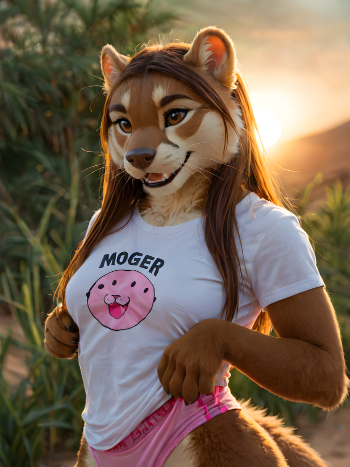    Wolfmks #1960 ,  , Furry Art, Furotica, Furotica female,  , Stable diffusion 3, Furry Otter