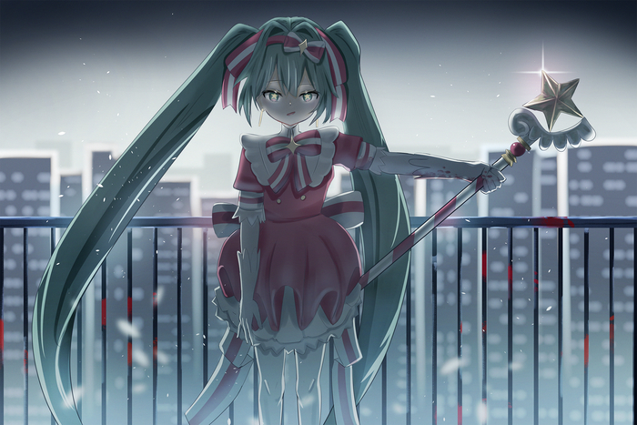 - Hatsune Miku, Vocaloid, Anime Art, Vocaloid Art, Mahou Shoujo, -