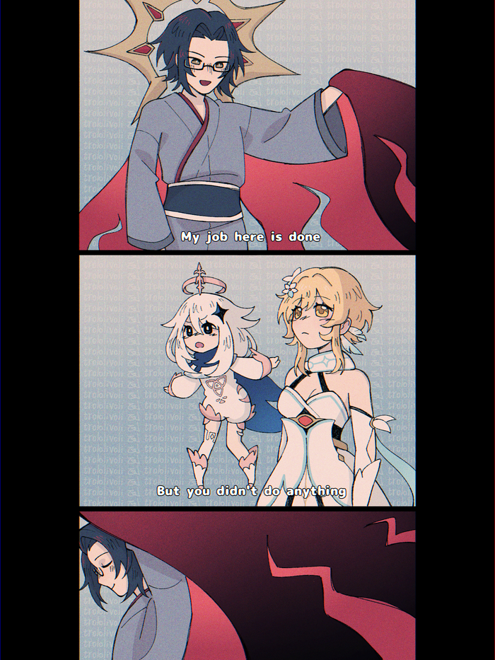   ! Genshin Impact, ,  , , Lumine (Genshin Impact), Paimon (Genshin Impact), , Sailor Moon, Tuxedo Mask, Reddit ()