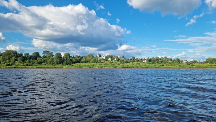 Летняя идиллия на Волге.