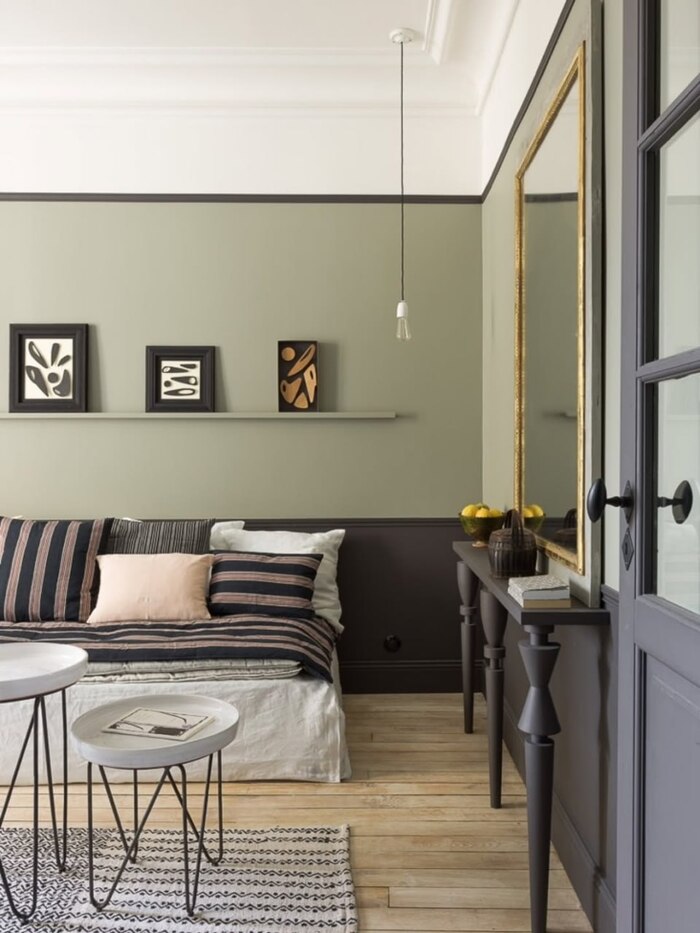Маленькая квартира в Париже Интерьер, Дизайн, Декор, Ремонт, Квартира, Telegram, Дизайн интерьера, Мебель, Уют, Идея, Telegram (ссылка), Длиннопост