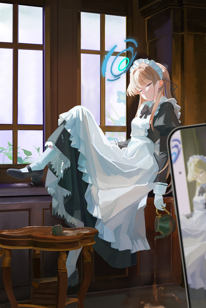 Asuma Toki #044 , Anime Art, Blue Archive, Asuma Toki, , , , , , 