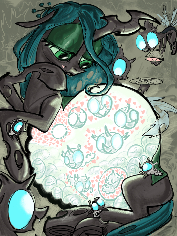   My Little Pony, Changeling, Ja0822ck, Queen Chrysalis