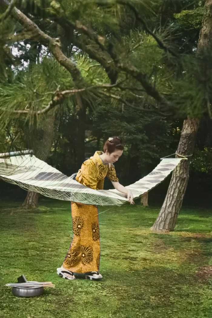 Любопытные фотографии из прошлого стран Азии. 20 раскрашенных фотографий ХХ века. Часть 7 Историческое фото, Старое фото, 20 век, Фотография, Азия, Таиланд, Япония, Китай, Индия, Корея, Колоризация, Длиннопост