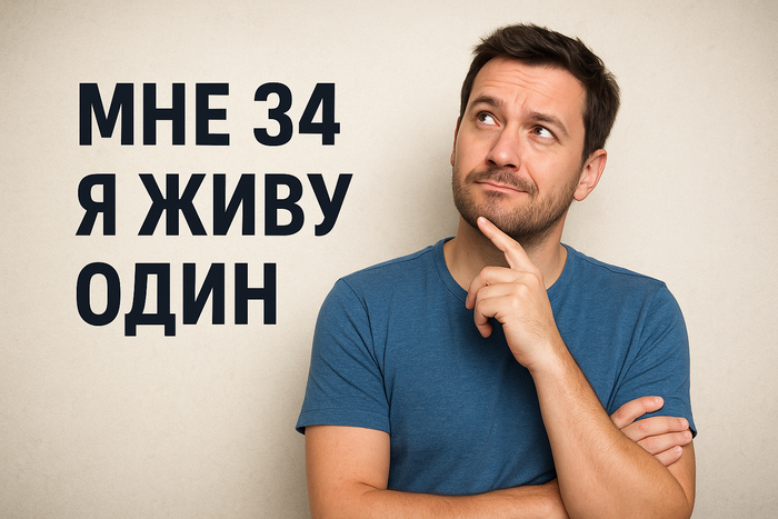 Мне 34. Я живу один