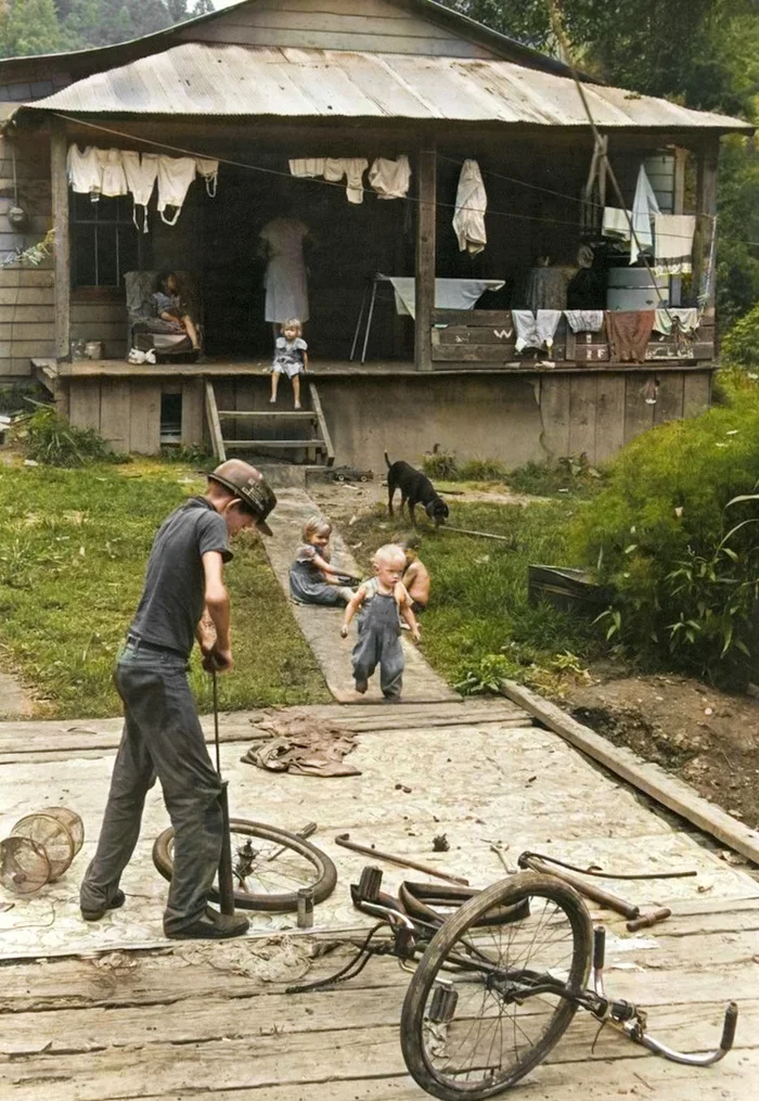 Подборка интересных и необычных фотографий из США. 20 раскрашенных фотографий ХХ века. Часть 26 20 век, Историческое фото, Старое фото, США, Фотография, Колоризация, Длиннопост