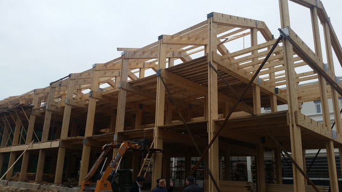 Процесс строительства