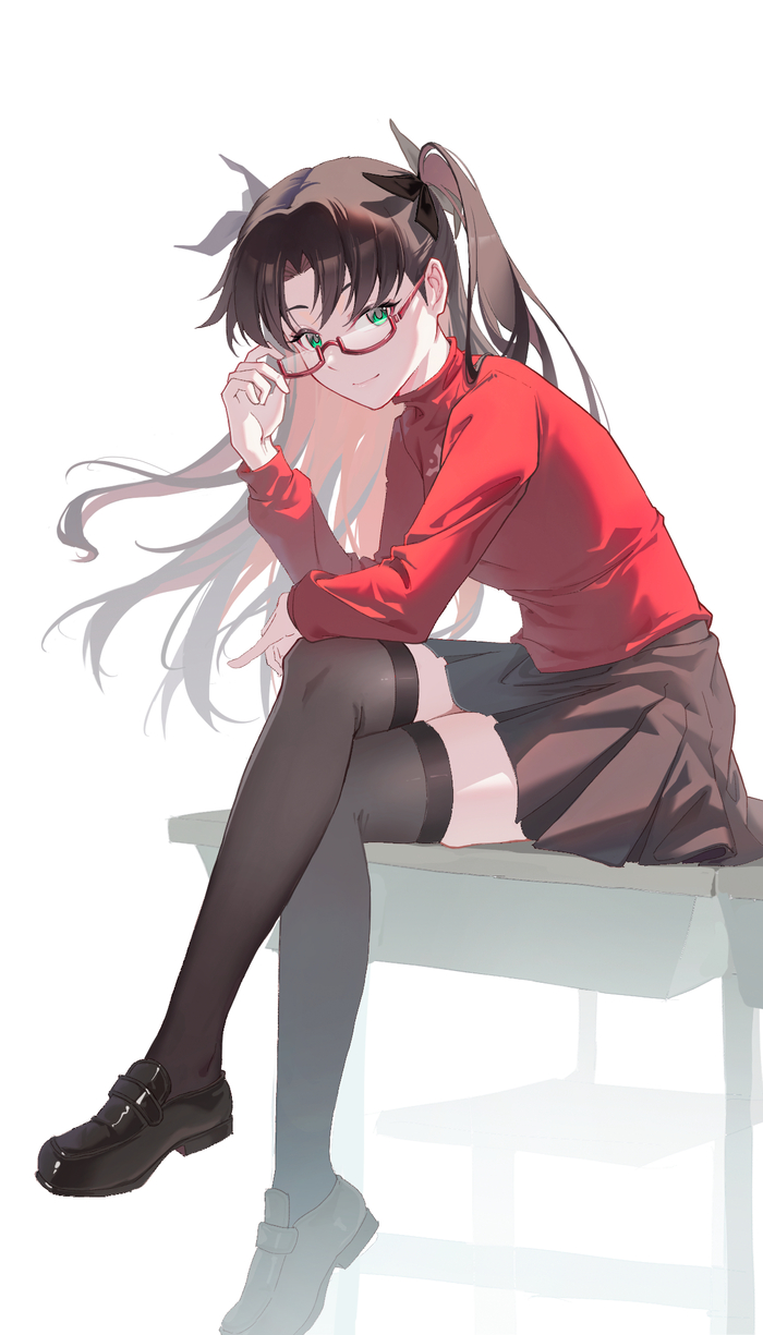 Rin Anime Art, , Fate, Fate-stay Night, Tohsaka Rin, Pixiv