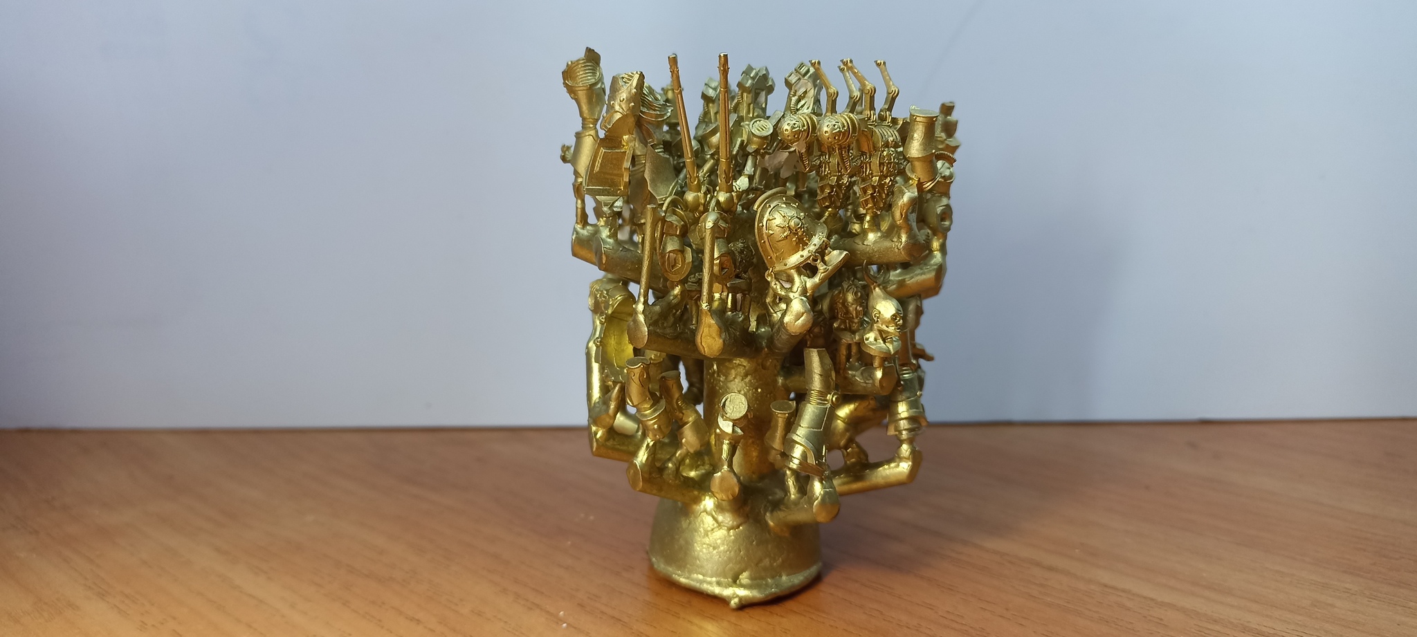 Christmas trees after another casting. Artistic metal casting - My, Artistic casting, Warhammer 40k, Adeptus Astartes, Caster, Warhammer, Master, Characters (edit), Casting, Metal Casting, Craft, Leman Russ, Primarchs, Video, Night lords, Alpha-legion, Dreadnought, Konrad Curze, Fulgrim, Astra Militarum, Painting miniatures, Adepta Sororitas