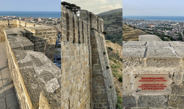 Вообще тут и в IV веке до н.э. какие-то укрепления были, а эту крепость еще тыщу лет достраивали/перестраивали. То сами персы, то османы, то русские.