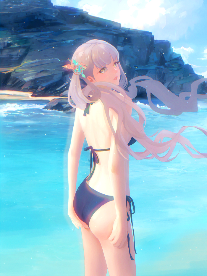 Jinhsi Anime Art, Wuthering Waves, Jinhsi (Wuthering Waves)